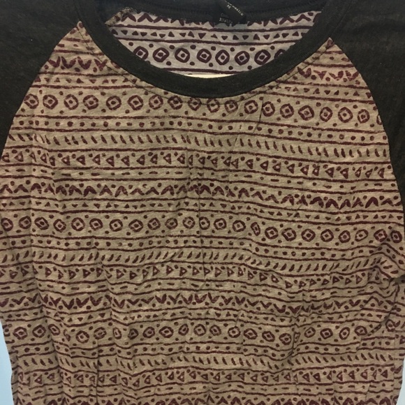 Zumiez Patterned Baseball Tee - Picture 2 of 2